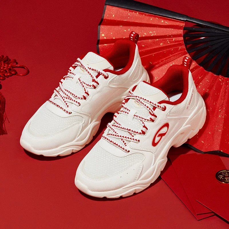 

QIAODAN Women's Walking Shoes Running Cushion Comfortable Workout Sport Shoes Lightweight Fashion Casual Sneakers QXL042251313