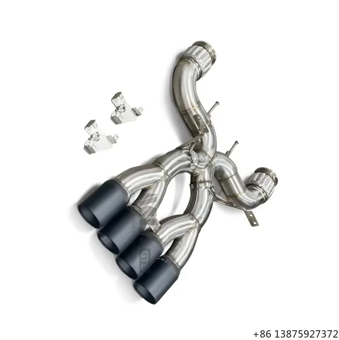 

V8 Twin Turbo Exhaust for 720S 765 LT SS304 Stainless Steel Valvetronic Cat-back Exhaust Muffler Upgrade