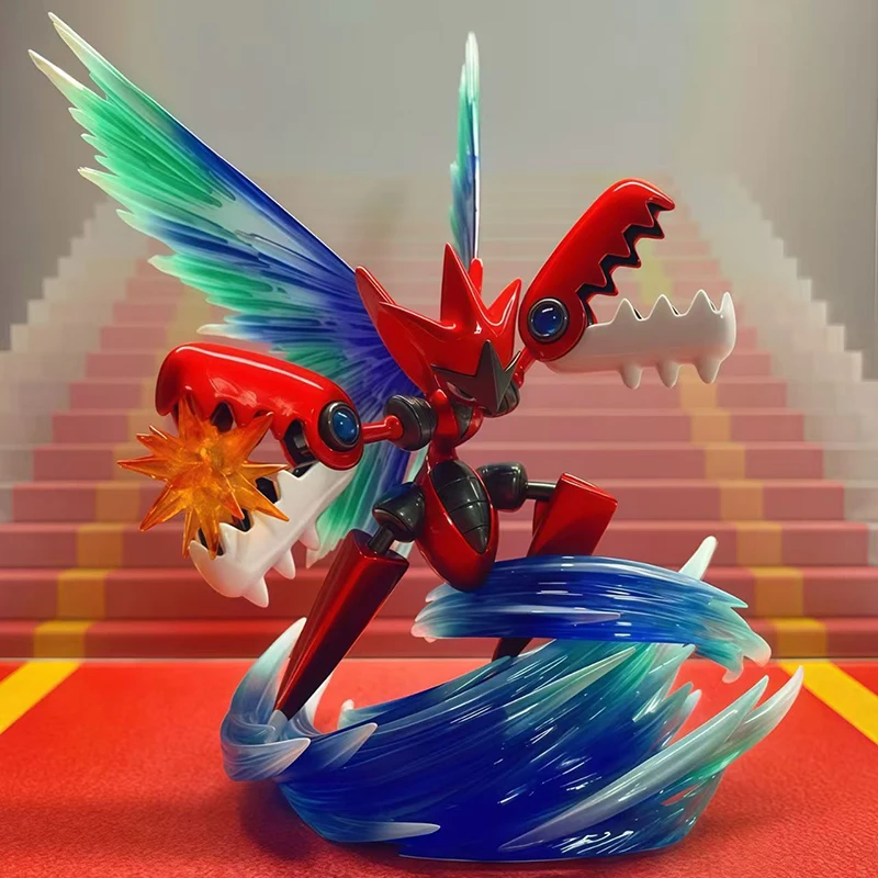 PokéMon Bkm Mega Scizor Anime Figuur Pop Model Gk Trendy Speelgoed Ornamenten Actie Pop Collectible Pvc Kinderen Verjaardagscadeautjes