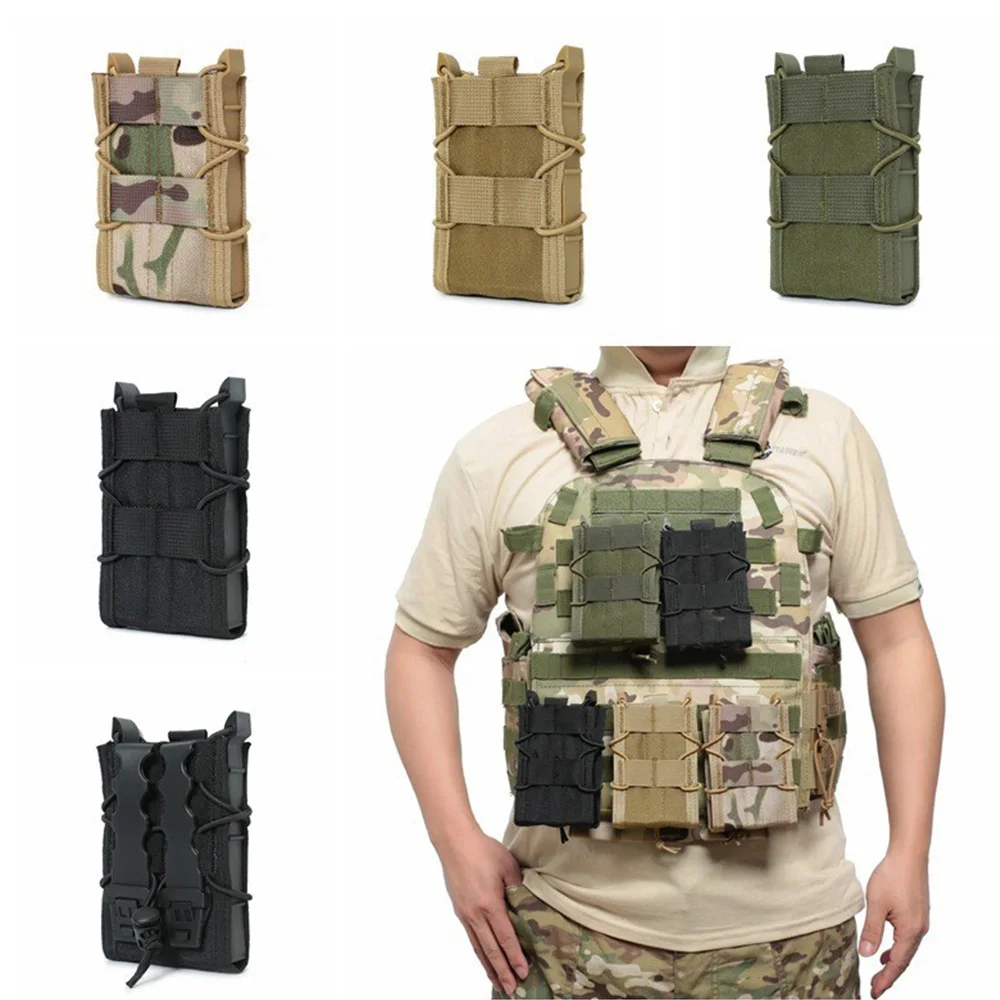 

OPHIDIANTAC Outdoor Tiger 5,56 Quick Draw Magazine Molle System Single Link Magazine Pouch Сумка для спортивных аксессуаров