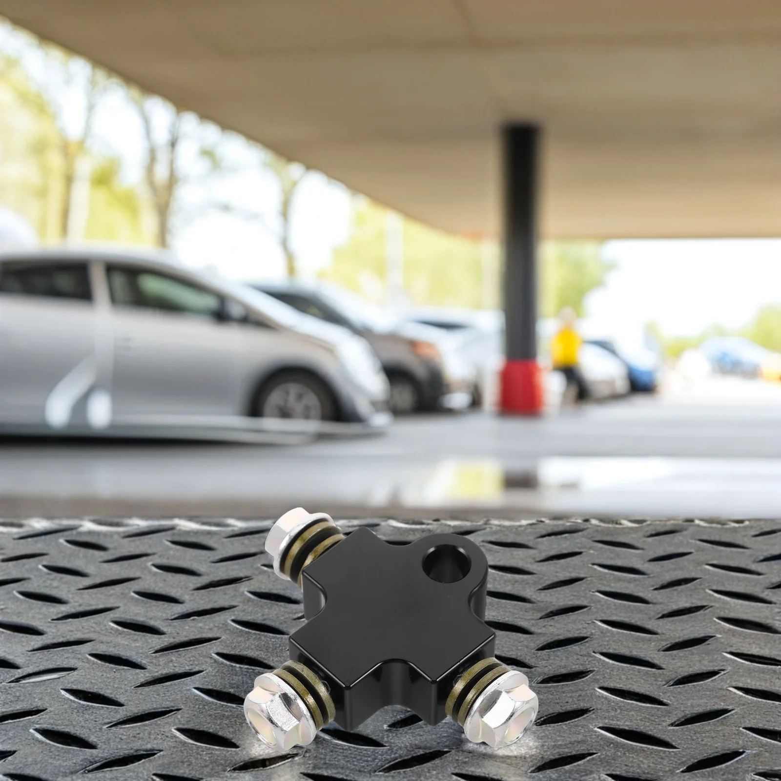 

Brake Oil Pipe Tee 3 Way M10 Aluminium Alloy T Shaped Hose Adaptor Union Joint Precision Connector for Atv Motorcycle Go-Kart