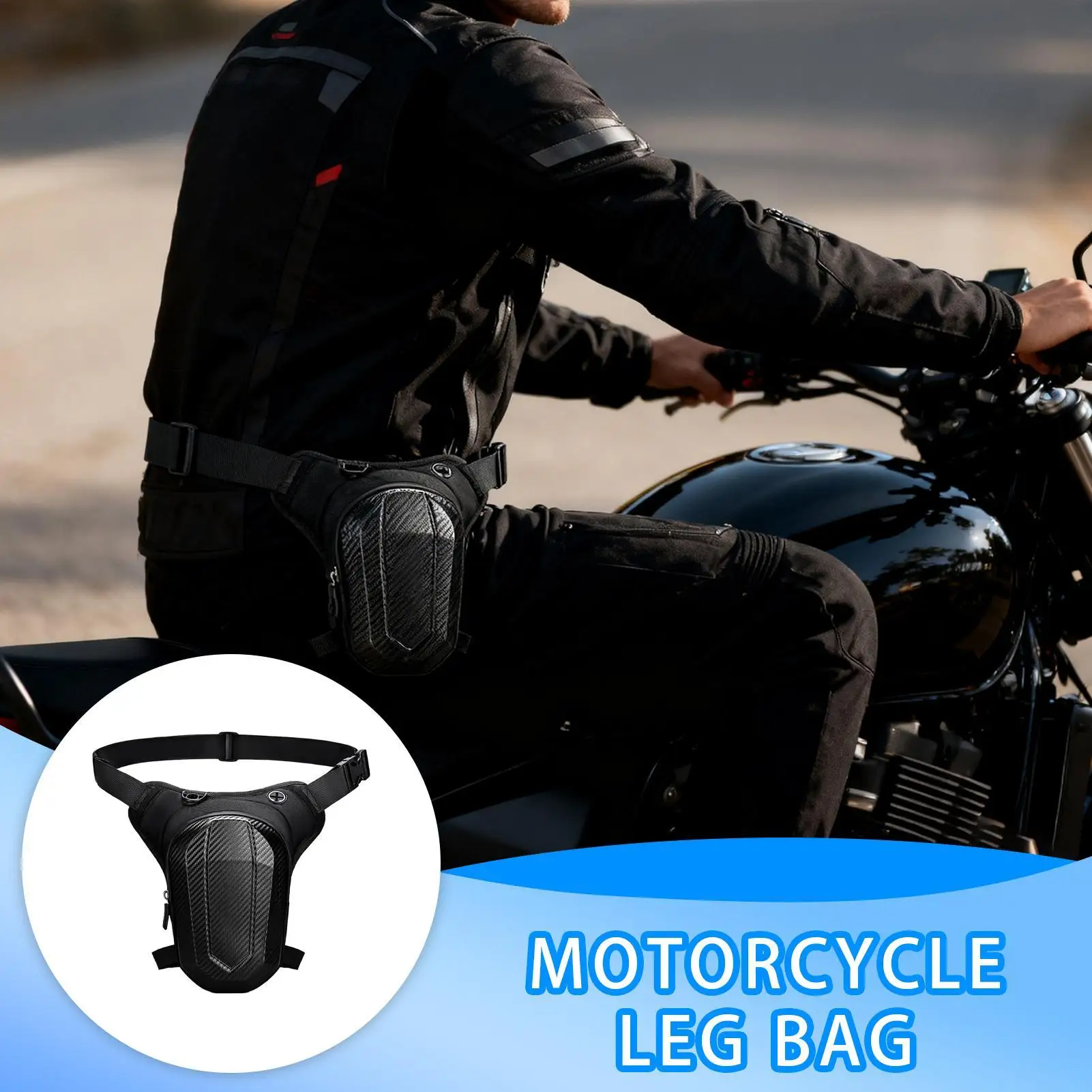 

Thigh Bag Waterproof Adjustable Multi-Pocket Pack Drop Leg Pouch Riding Gear For Phone Tool Gear Storage Men Women Outdoor