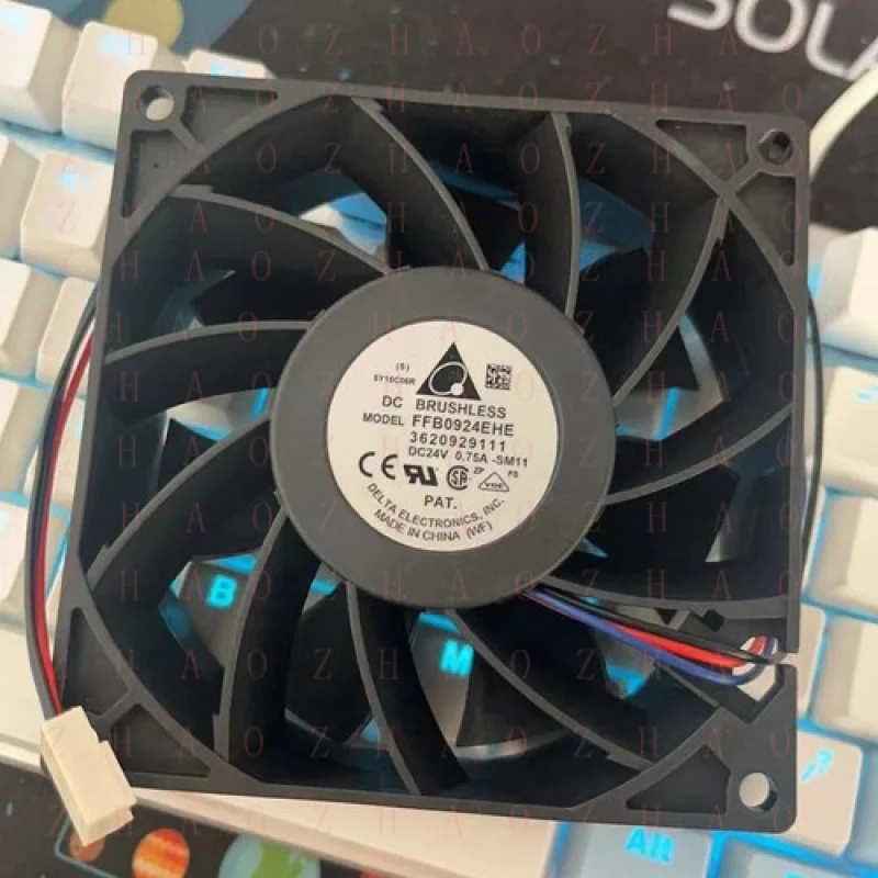 

Вентилятор охлаждения L+ для Delta FFB0924EHE 92X92X38MM DC 24V 0.75A 9238 9см 3-проводной бесщеточный