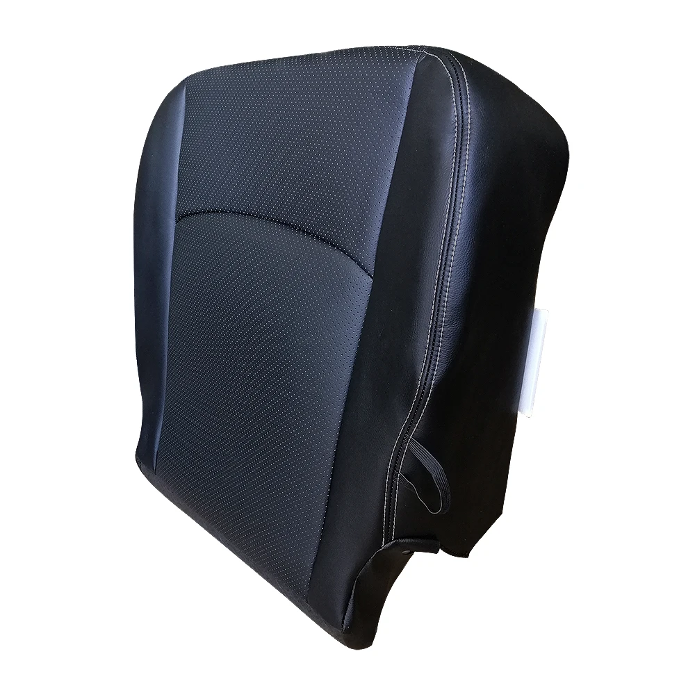 For Dodge Ram Laramie 2500 2013-2018 Driver Bottom Seat Cover Black Leather