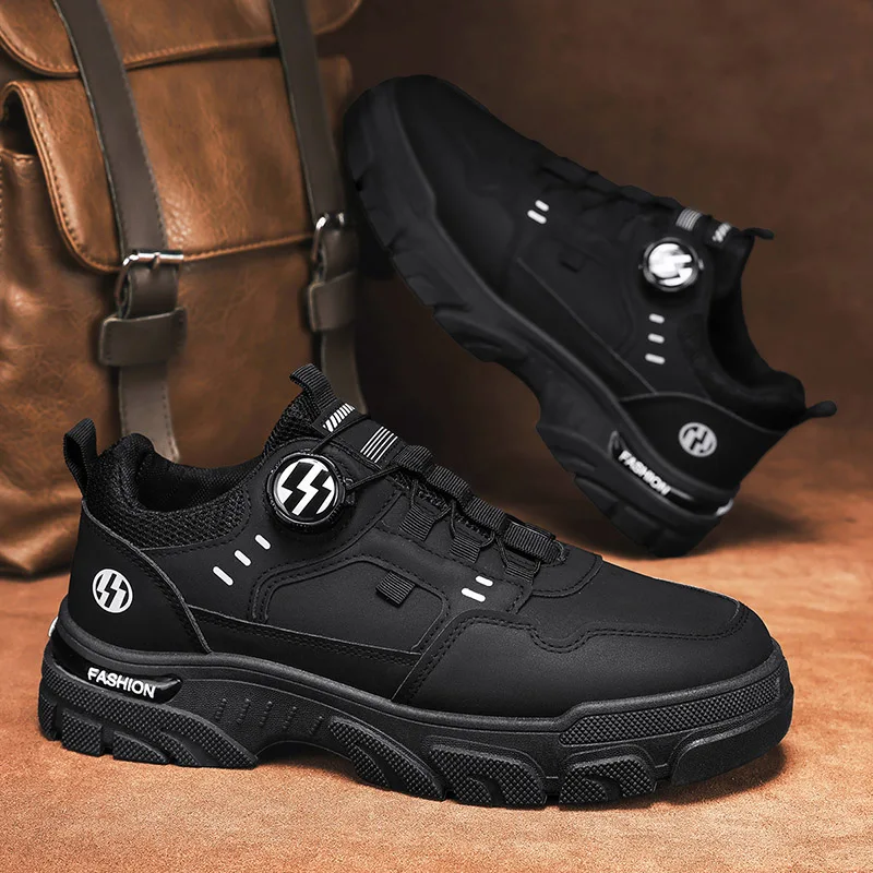Summer Mens Casual Shoes Leather Men's Sneakers Comfortable Soft Male Wark Board Shoes Platform Shoe for Men Кроссовки Мужские image 4