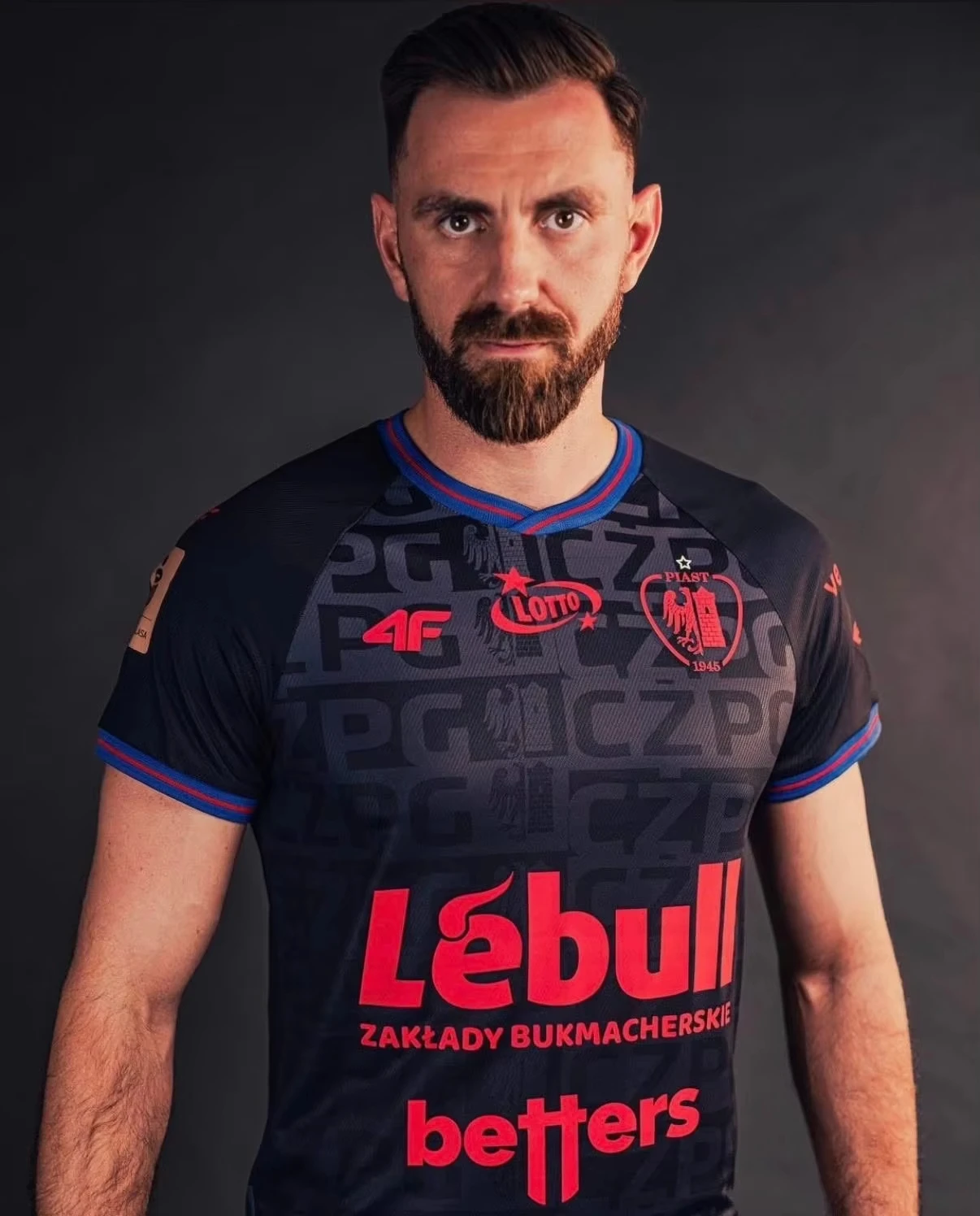 27_26 New Arrivals Piast Gliwice Poland Jersey Quick-Dry Football Mens T-Shirt 3D Print Sports Family Fans Footy Jersey