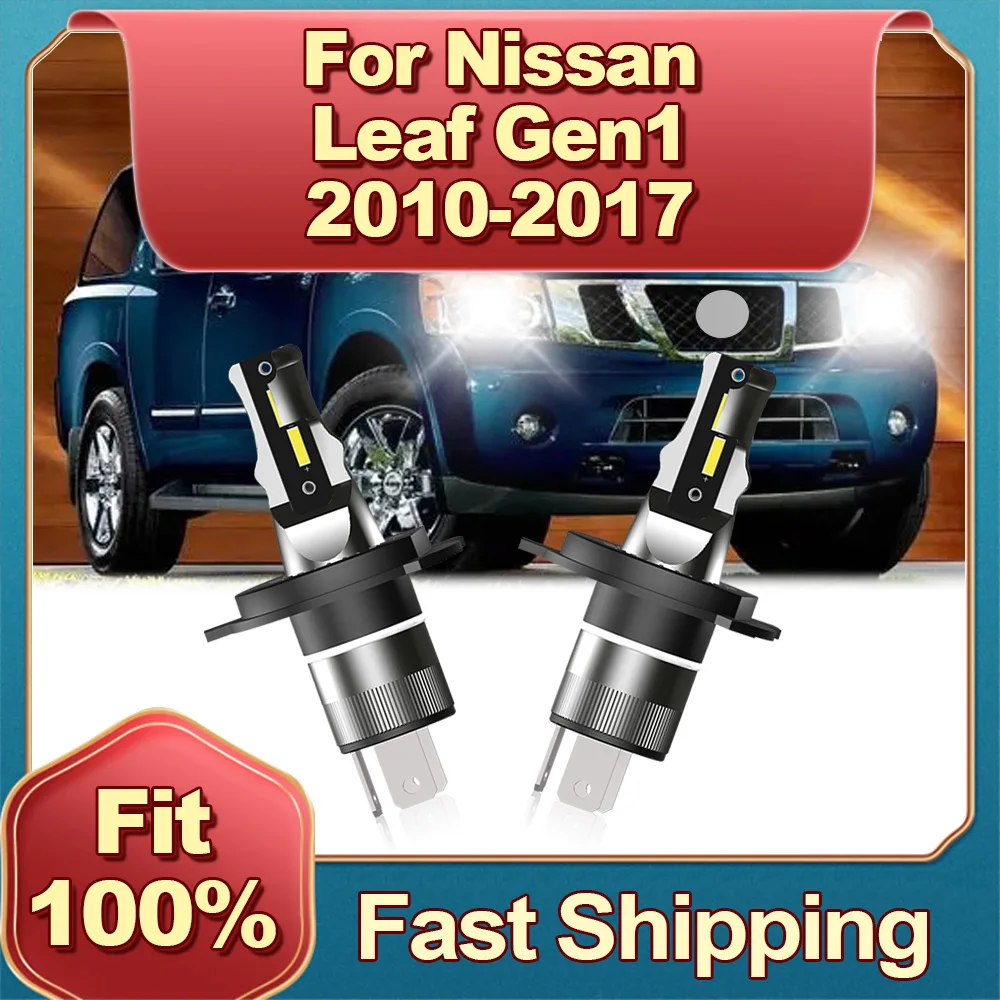 

LED Headlight H4 Bulb 180W High Power Headlamp 6000K White For NISSAN LEAF GEN1 2010 2011 2012 2013 2014 2015 2016 2017