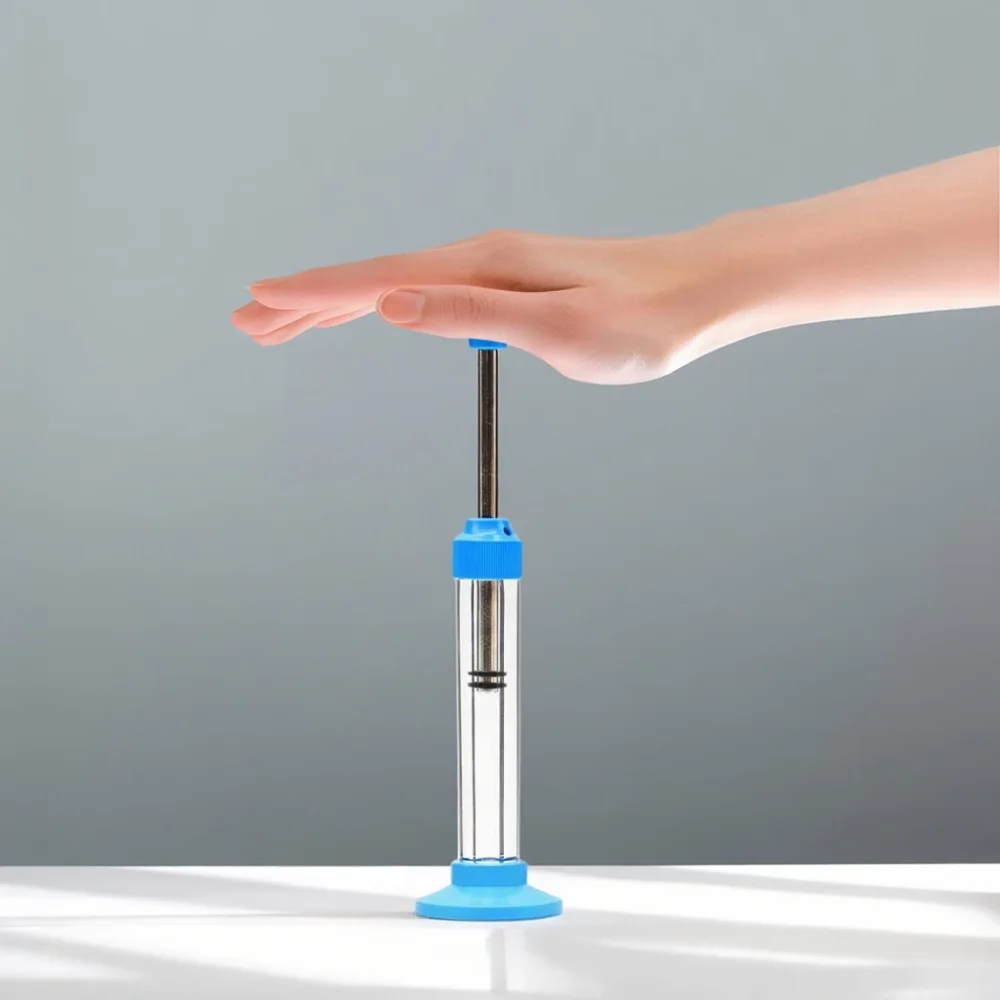 Urządzenie pomocnicze do nauki mechaniki termicznej - zapłonowanie kompresją powietrza, fizyka, termodynamika, sprzęt eksperymentalny