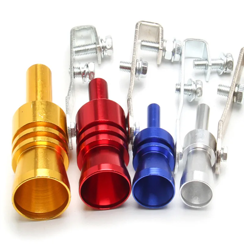 HQ General Car Motorcycle Tail Throat Whistle Turbo Exhaust Pipe Turbine Whistle Motorcycle Sound Simulator  Auto Accessories