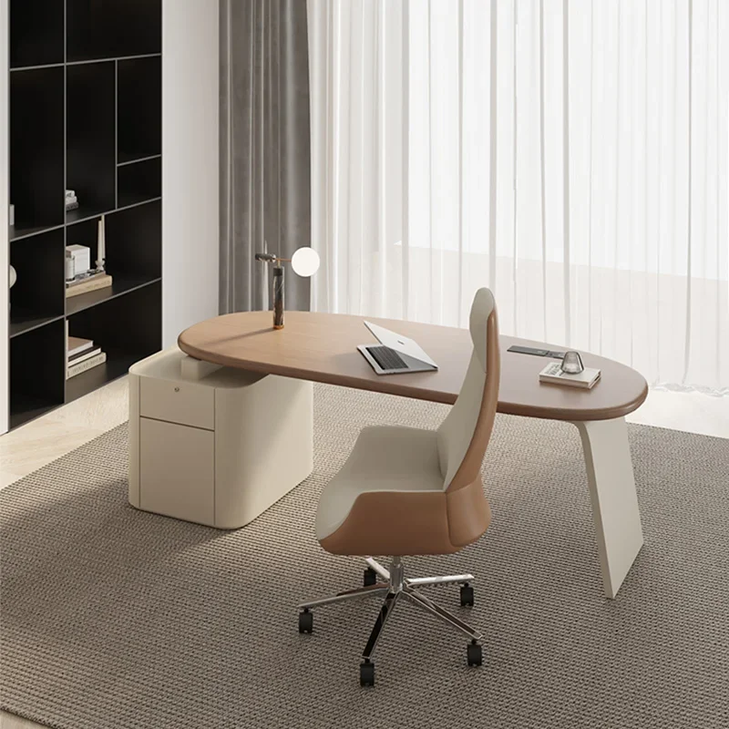 Nordic Luxury Office Desks Italian Creative File Cabinets Reception Desk Computer Study Table Business Furniture Escritorio FYOD