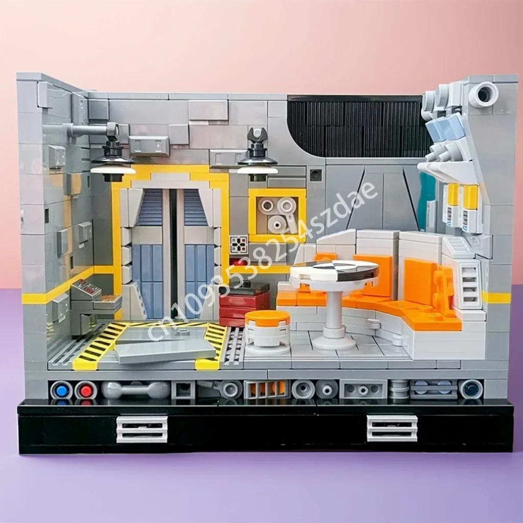 

636 шт. MOC призрак гостиная диорама звезда битва строительные блоки практические кирпичи детская рождественская игрушка в подарок