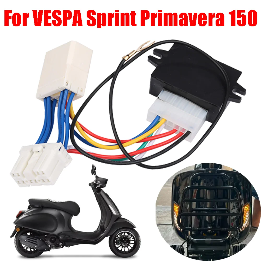 Für VESPA Sprint Primavera 150 Motorrad Zubehör Blinker Licht Blink Schalter Doppel Flash Warnung Funktion Controller