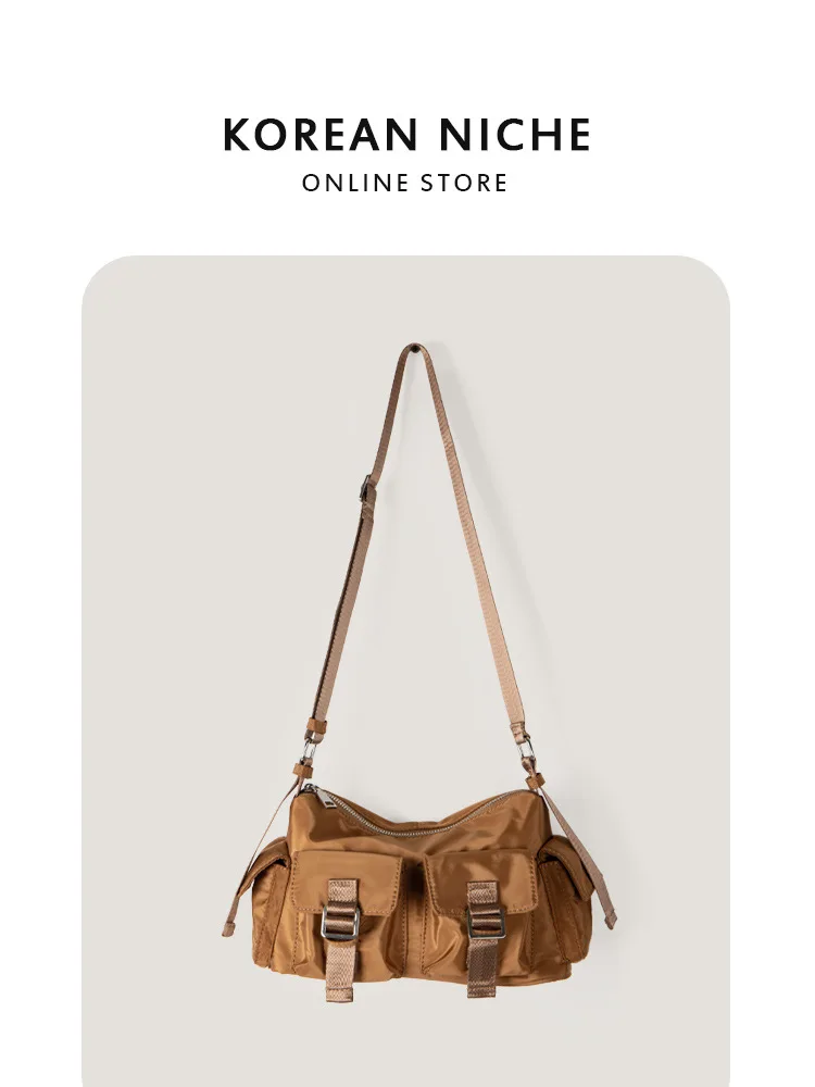 Designer Luxury Shoulder Bags Handbags Women Multi Pockets Fashion Nylon Crossbody Bag Travel Casual Versatile Korean Style New