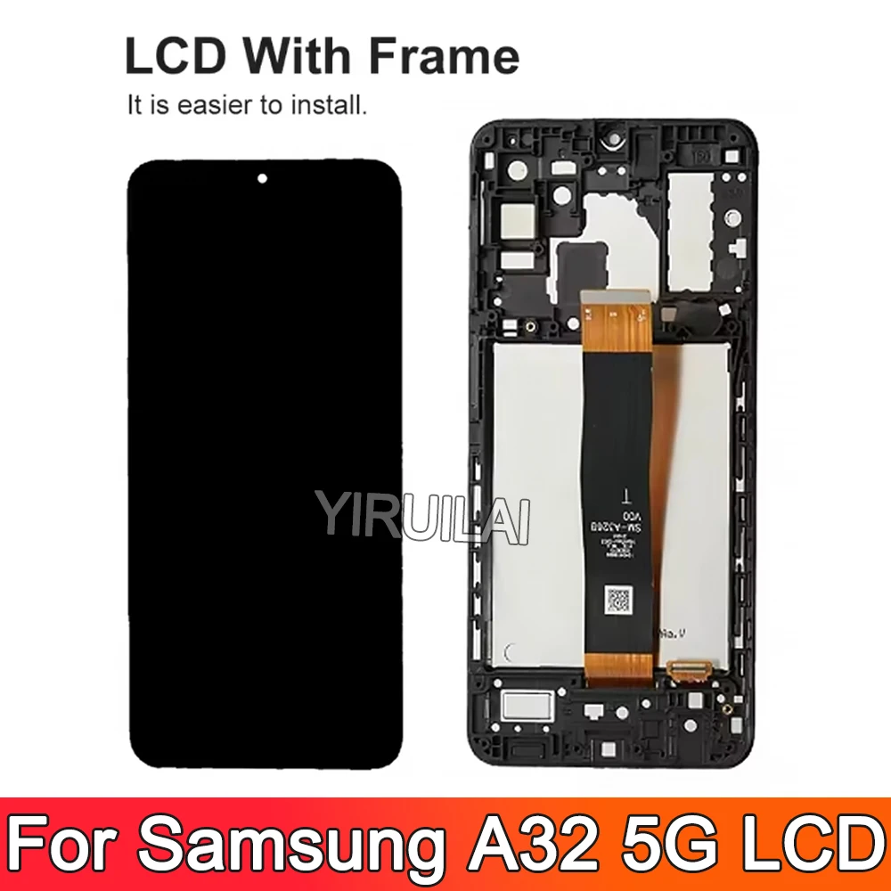 A32 5G TFT LCD For Samsung A32 5G LCD Display Touch Screen Digitizer pantalla For Samsung A32 5G SM-A326 With Frame LCD