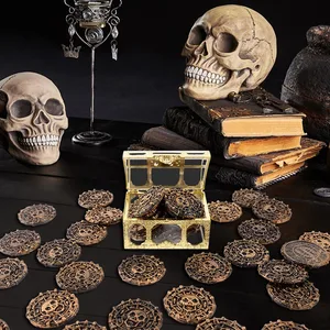 الكابتن القراصنة تأثيري زي الدعائم قبعة هوك هيكل عظمي رقعة العين أطفال يفضل هدية لعبة القراصنة هالوين حزب الديكور لوازم أعلى 7 مبيعات يتوهم الكابتن هوك - رقم 1