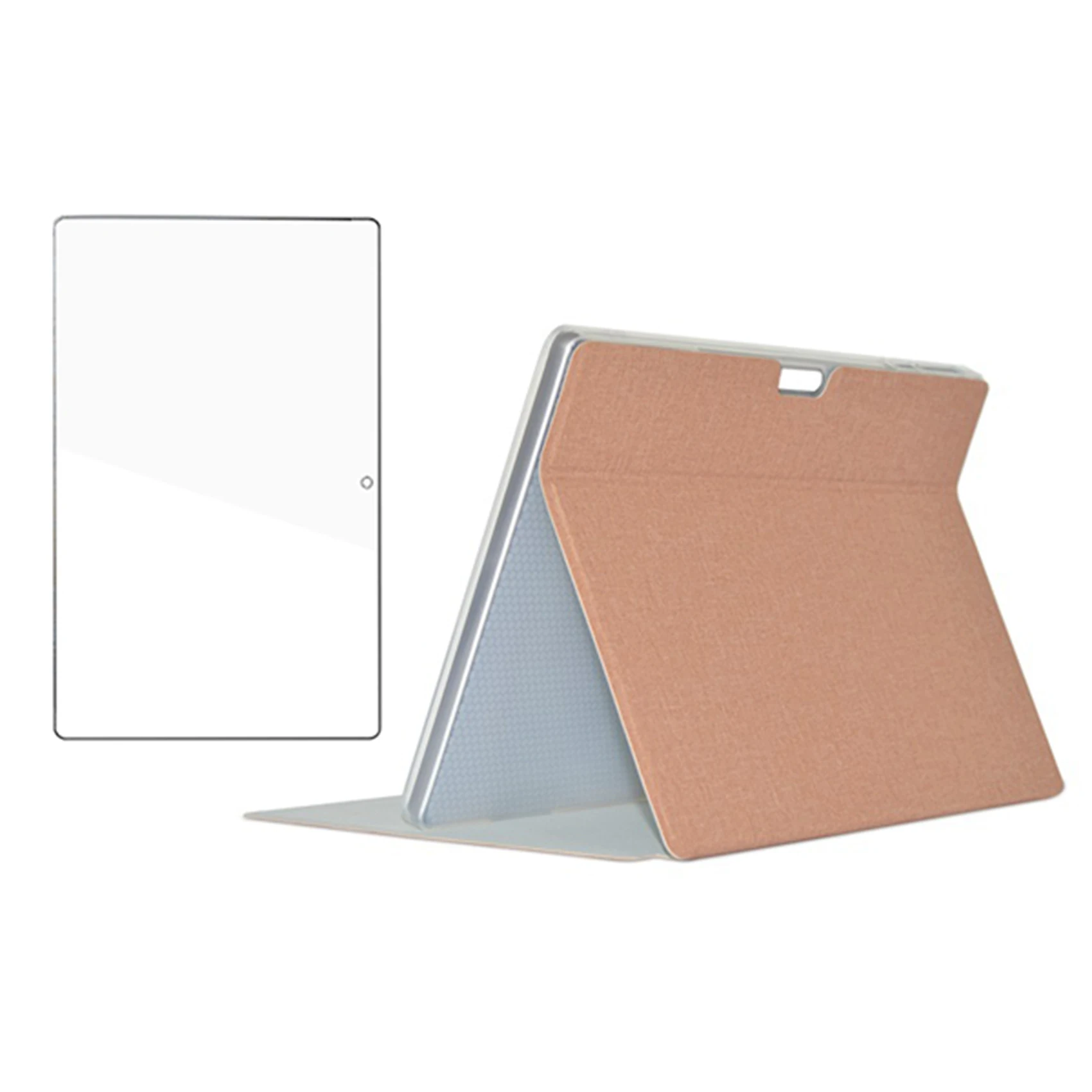 

PU Tablet Case+Screen Protector for Teclast M30/M30 PRO 10.1 Inch Tablet Flip Cover Case Tablet Stand(Gold)