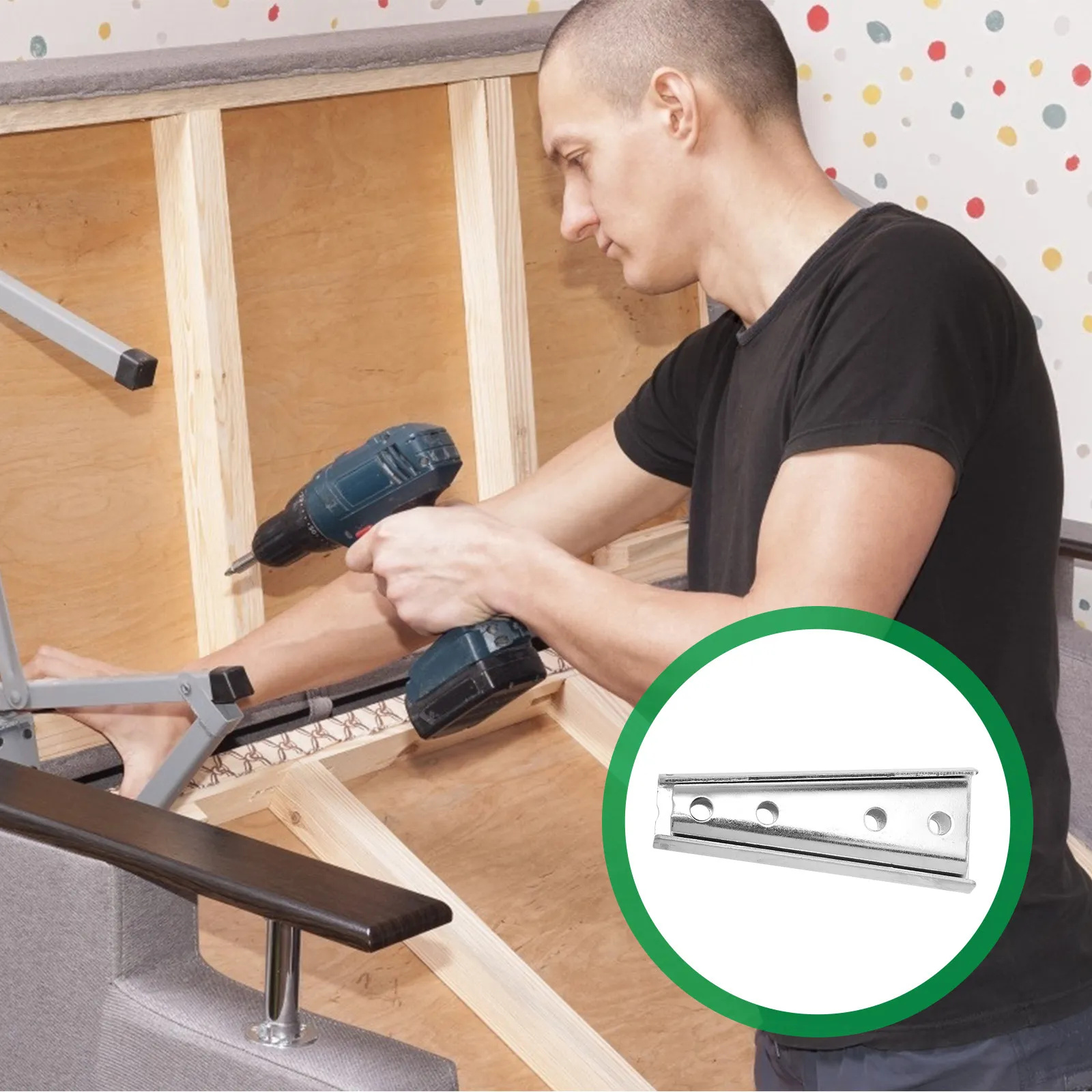 

4Pairs Sofa Interlock Heavy Duty Iron Connector Brackets Furniture Sectional Connector Sofa Couch Interlocking Furniture