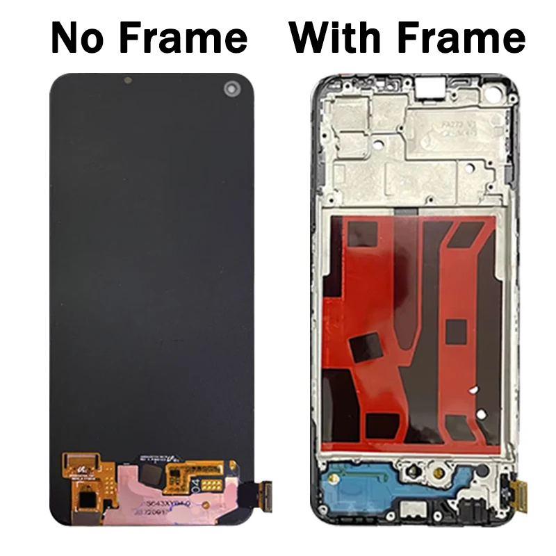 SRJTEK Schermo LCD Di Ricambio Per Oppo Reno5 Z / A94 5G, 6,43 Pollici, Assemblaggio Touch Screen Con Telaio Nero E Kit Strumenti - 2