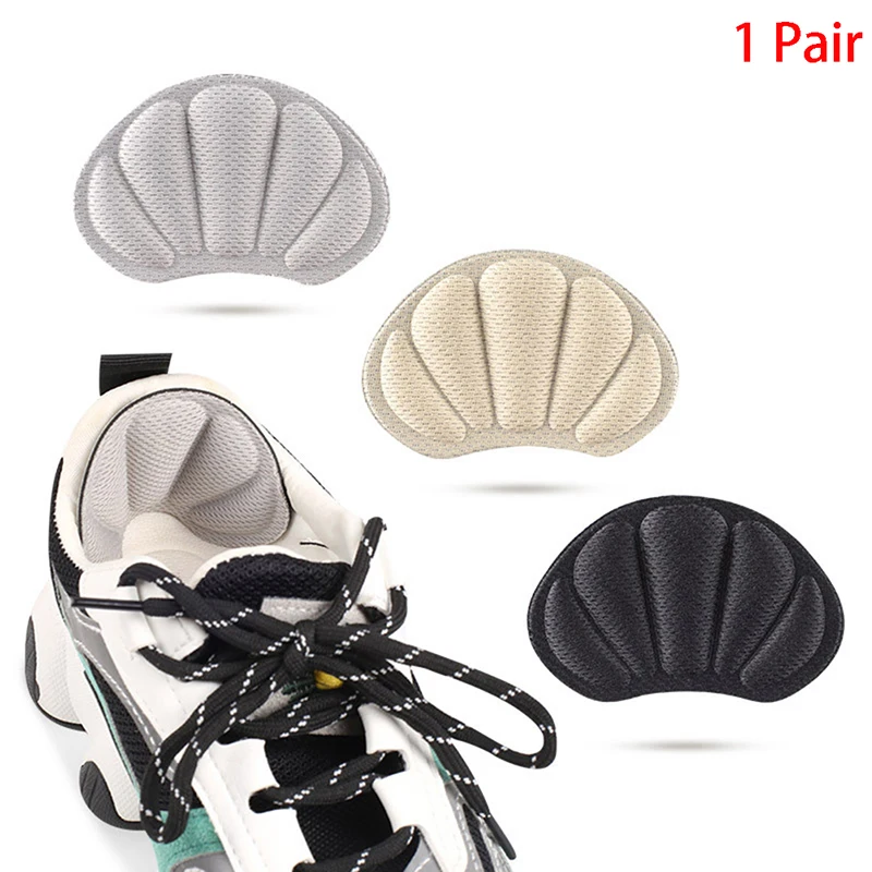 Semelles intérieures légères pour chaussures de sport, coussinets de talon, taille réglable, autocollant arrière, coussretours souple pour pieds anti-usure, coussins anti-usure, instituts, 2 pièces