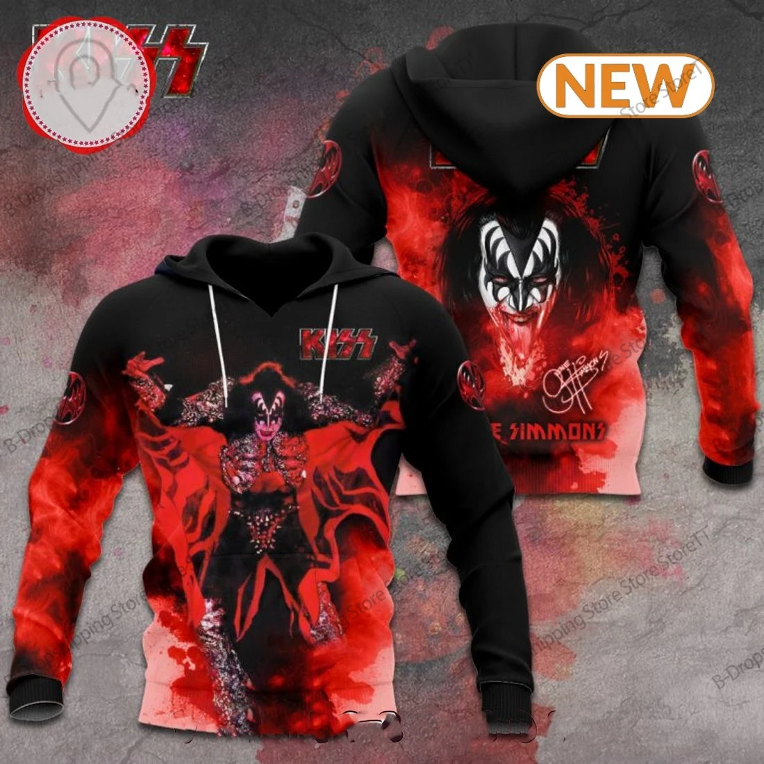 روك قبلة الفرقة ثلاثية الأبعاد طباعة الجرافيك هوديس الرجال النساء موضة المتضخم هوديي البلوز رجل معطف النساء تعرق الرجال مصمم الملابس