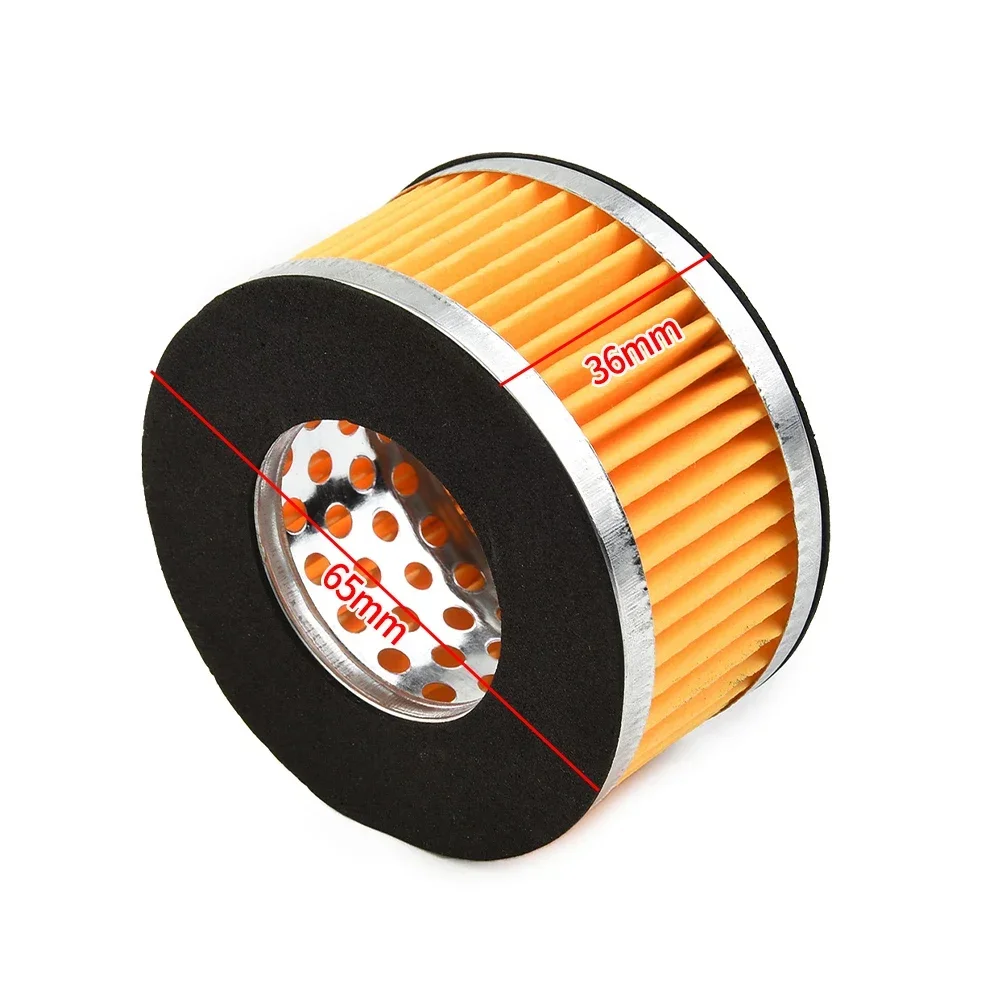 2 Pcs Filter Elements Air Compressor Silencer Air Intake Silent Oil-Free Filter Element 65x36x36mm For Air Compressor Muffler