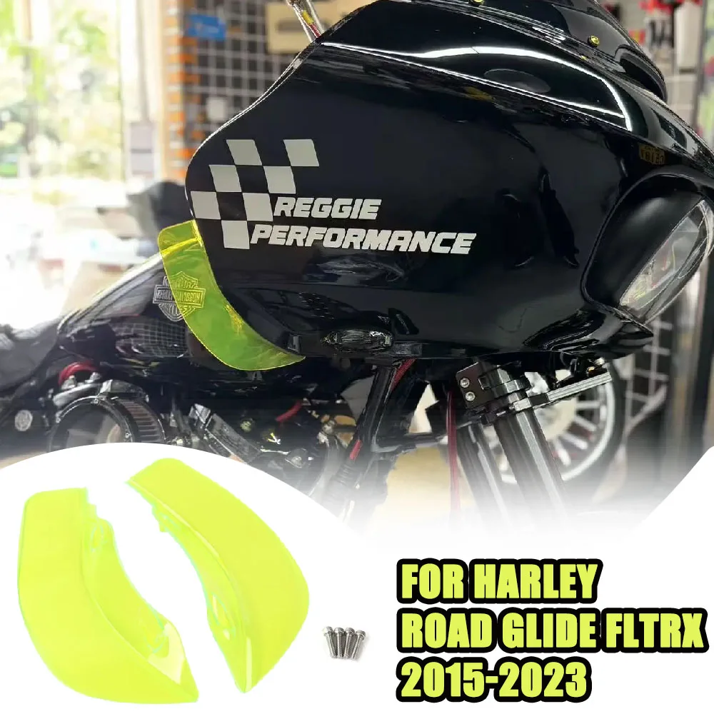 

Для Harley Touring Road Glide Special FLTRX 2015-2022 новые аксессуары для мотоциклов 8 цветов OPT ST обтекатель фар воздушный дефлектор