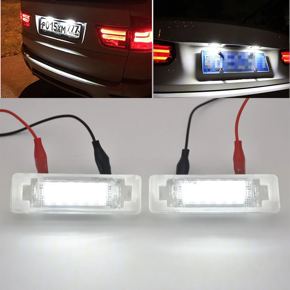 2 قطعة LED رقم الترخيص لوحة ضوء لمرسيدس بنز E-Class E240 W210 C-Class W202 4Door سيدان تجميل FL 1997 1998 1999 2000 #5