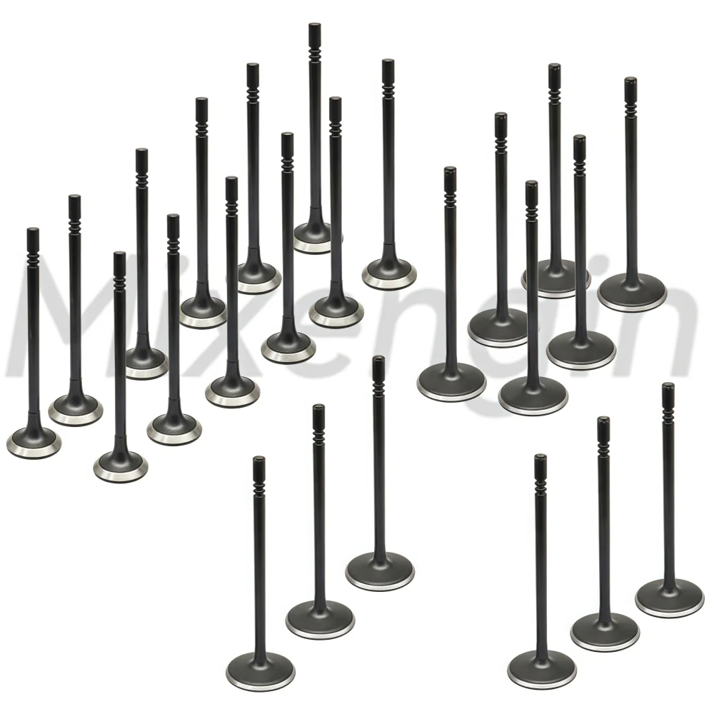 24 قطعة أجزاء المحرك كمية مجموعة صمامات العادم صالح 3.6 L V6 GAS ERB جيب دودج كرايسلر رام بروماستر 1500 2500 3500 3.6L 11-24