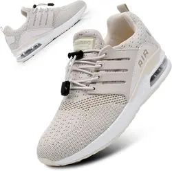 Soulsfeng Men Air Cushion Running Shoes Athletic Tennis Walking Shoes Lightweight Fashion Sneakers for Gym Sport Jogging