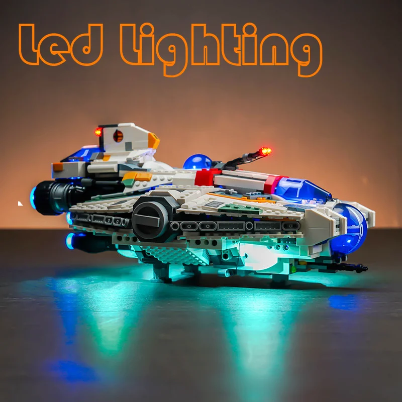 Lighting Set For 75357 Starings Wars SpaceShip Ghost Phantom II Not Include Building Block (Only Led Light Kit)