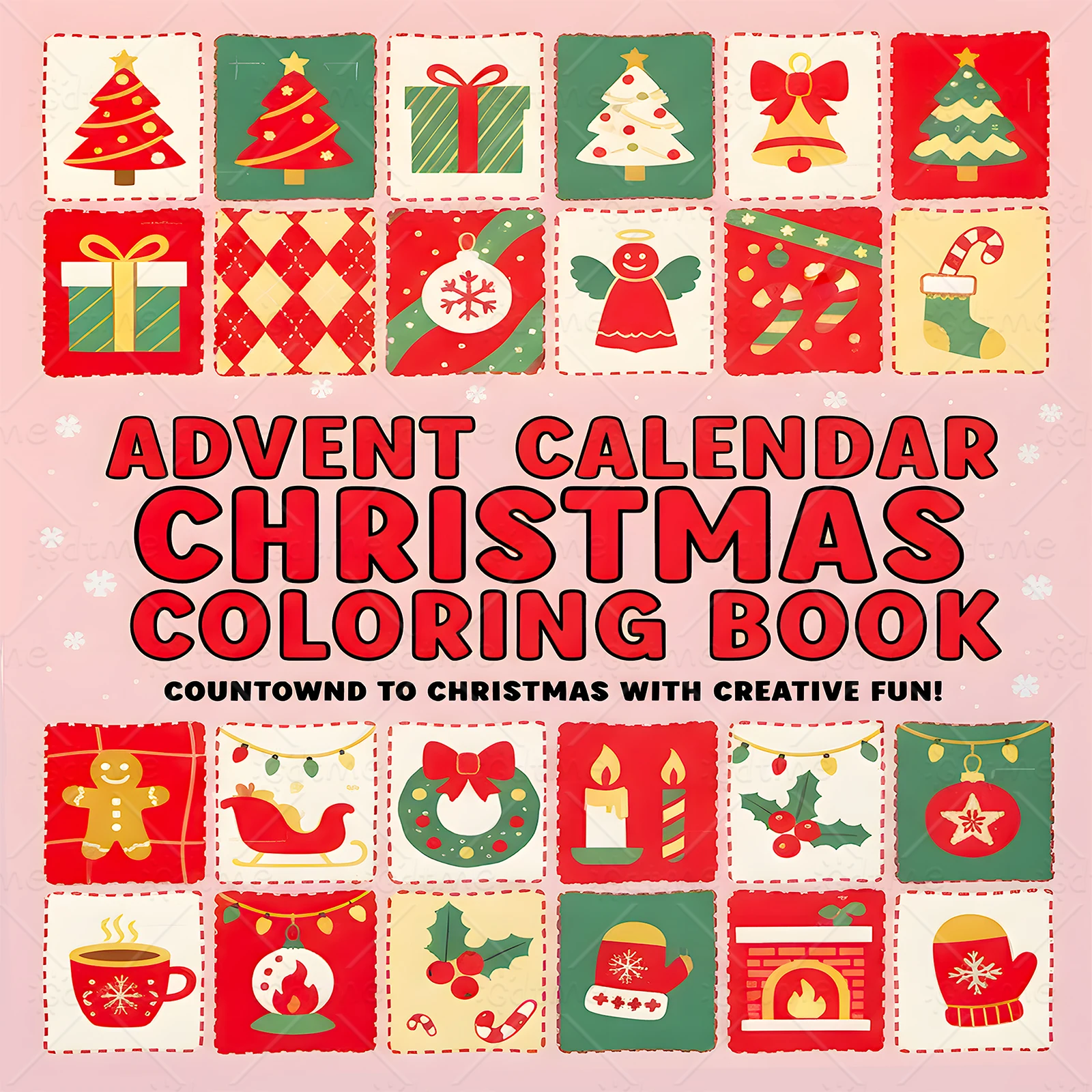 

ДОПОЛНИТЕЛЬНЫЙ КАЛЕНДИР РОЖДЕСТВЕННЫЙ книжка-раскраска для взрослых и подростков, 25 страниц, рождественские подарки, образовательная книга для рисования граффити, рисование