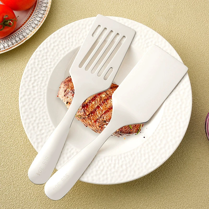 ملعقة صغيرة من الفولاذ المقاوم للصدأ، ملعقة شواء، ملعقة شواء، مجرفة قلي صغيرة من الفولاذ المقاوم للصدأ، مجرفة طبخ عقلية