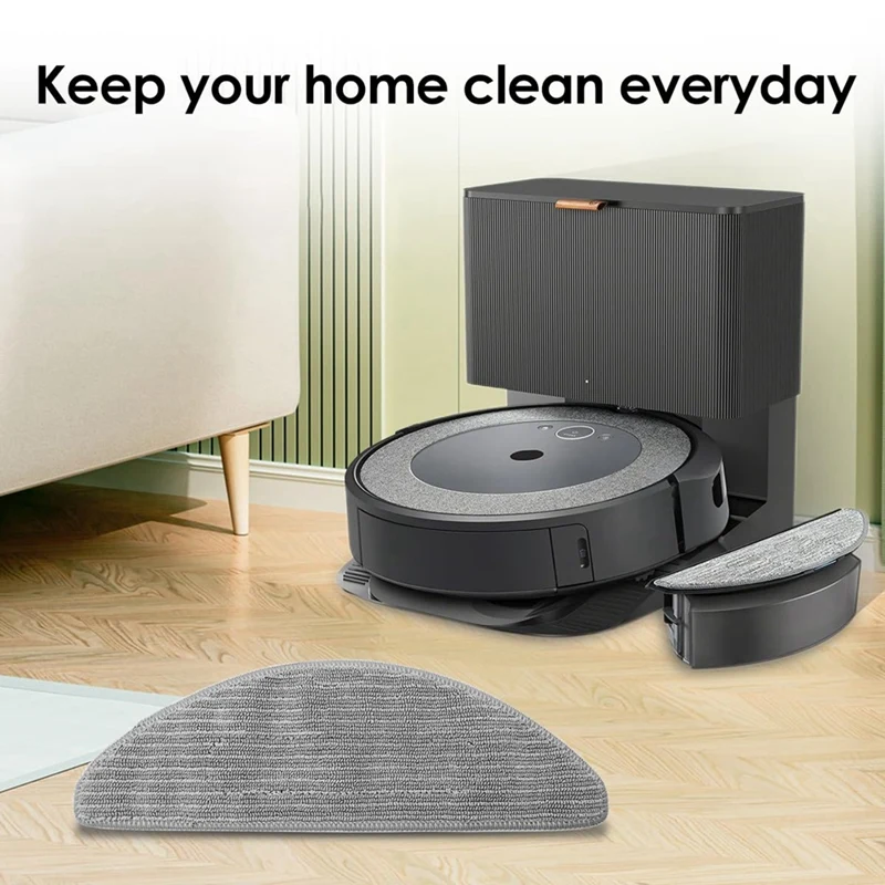 بديل فراغي لـ Irobot Roomba Combo ، مكنسة روبوت ، 4 وسادات ممسحة ، I5 ، I5 + ، J5 ، J5 +