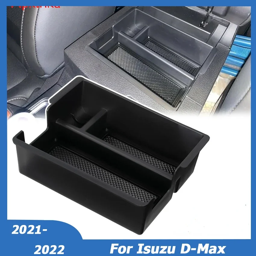 For Isuzu D-Max 2021 2022 Car Interior Armrest Storage Box Center Console Organizer Coin Tray Pallet Holder Stowing Tidying