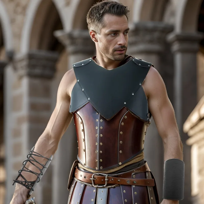Medieval Belt Set Renaissance Viking Gladiator Costume Warrior Leather Armor Stage Wear Armor Accessories