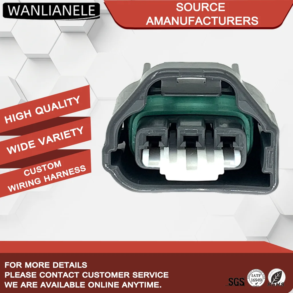 50 Sets 3 Pin Sealed Waterproof Female Automotive Electrical Plug Auto Connector Car Connector 7283-1133-10 90980-11261