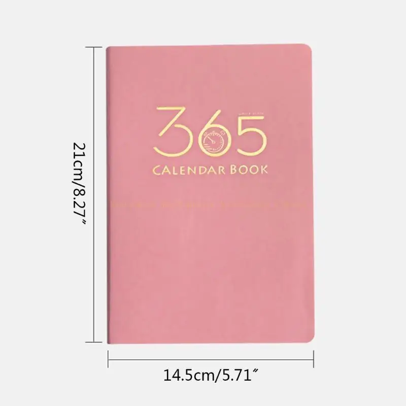 นักวางแผนรายเดือนรายสัปดาห์รายสัปดาห์พร้อมป้ายกำกับดัชนีรายเดือน Ribbon 400 หน้า