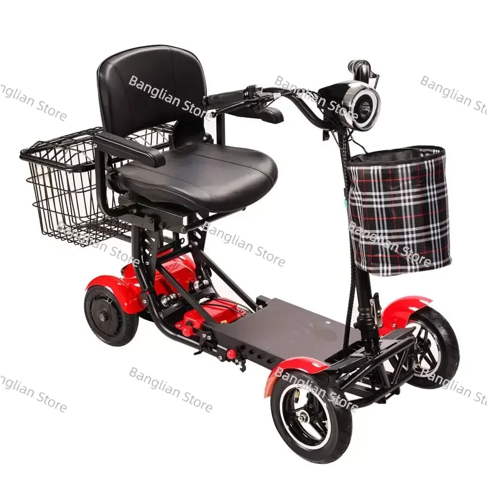 Foldable Electric Scooter for Elderly, Mobility Scooters, Large Armrest, Max Speed18, 10 