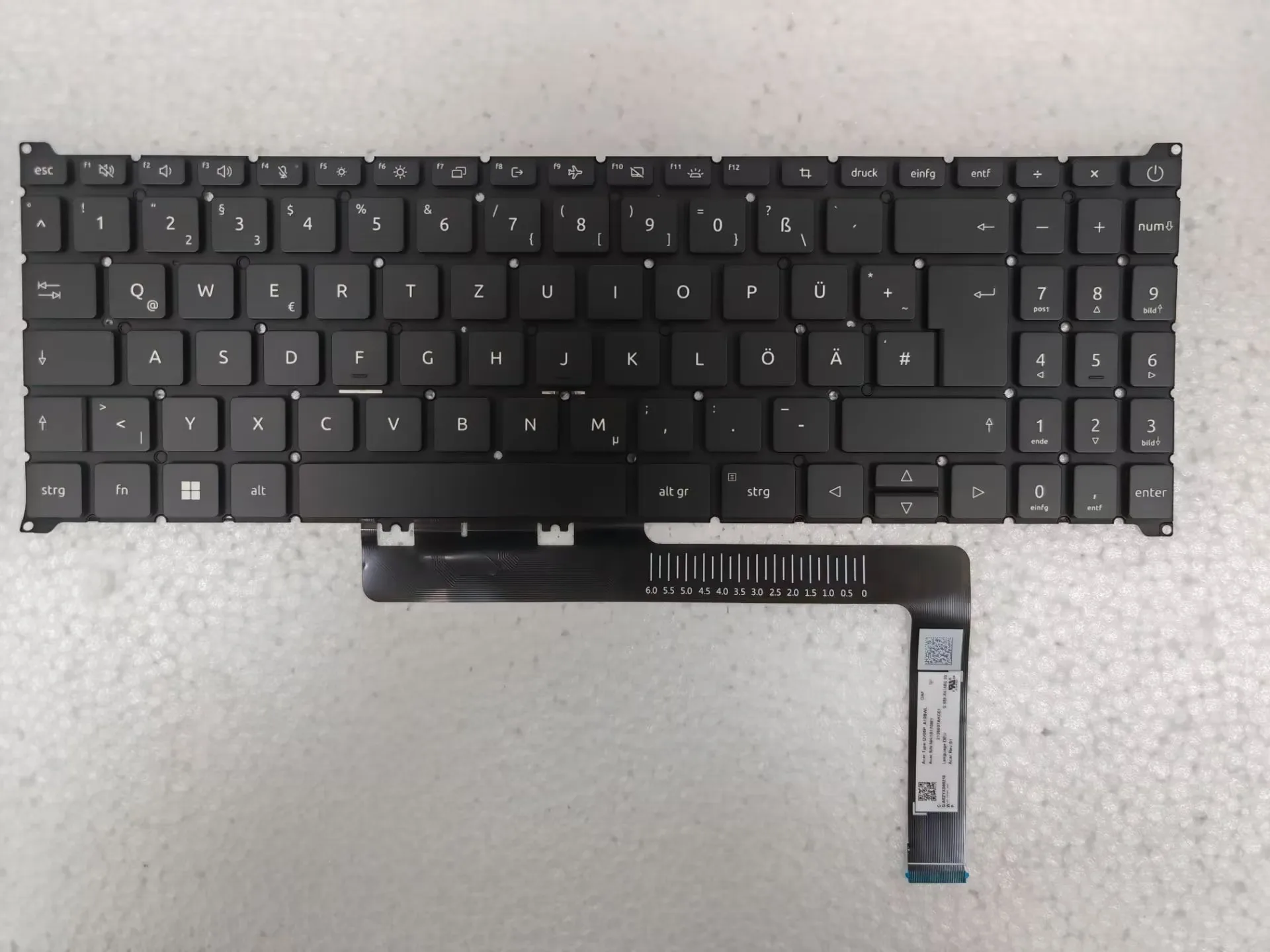 German Backlit Keyboard for Acer Aspire A315-24P A315-44P A315-59 A315-59G A315-510P N22C6 N22Q3 N23C3 for Nitro V15 ANV15-51