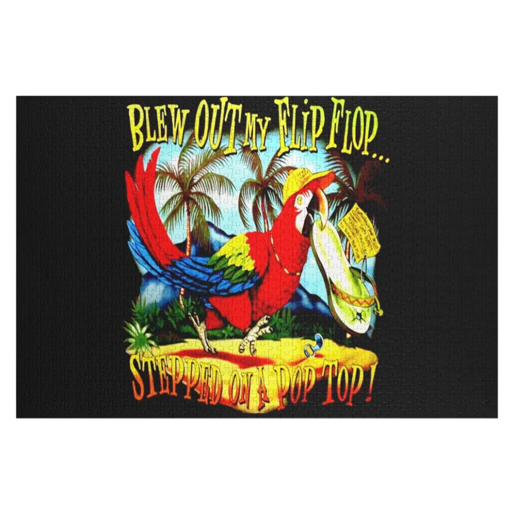 

Blew Out My Flip Flop... Jigsaw Puzzle Personalised Toys Custom Name Wood Photo Custom Child Gift Puzzle