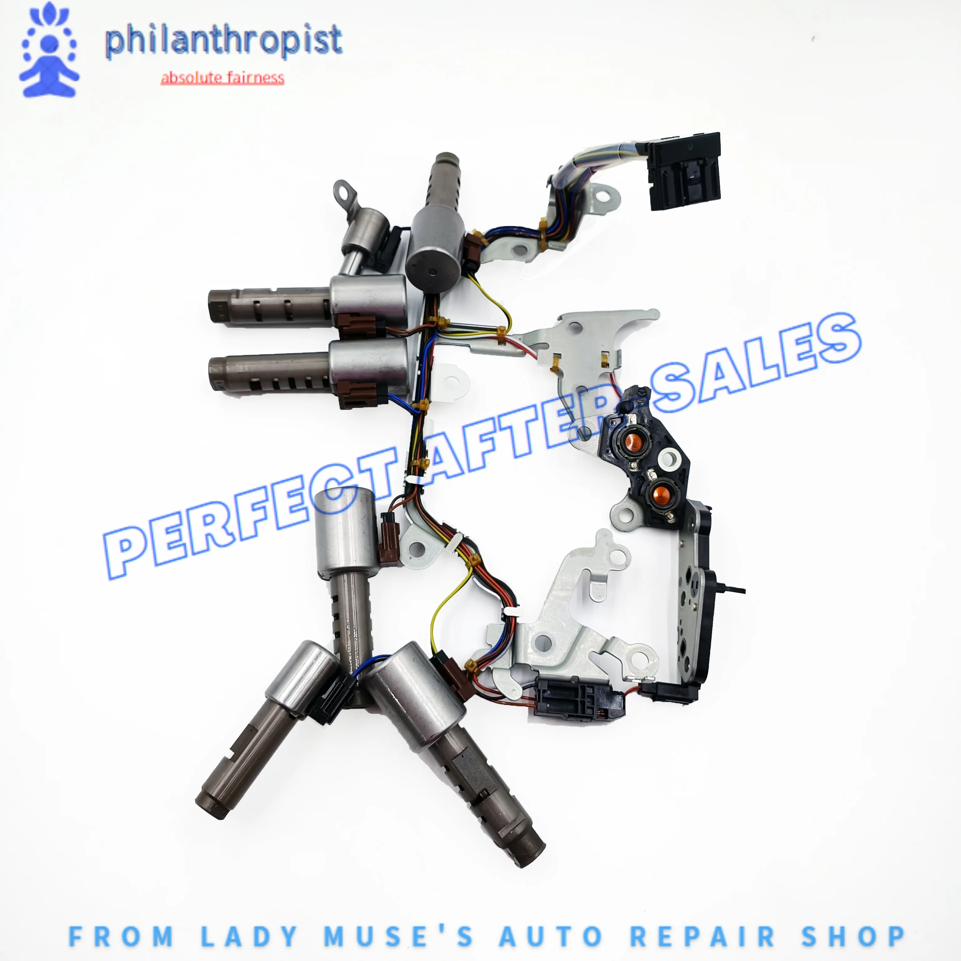 

Wire Harness Included Original New FW6A-EL FW6AEL Transmission Valve Body Solenoids Pressure Sensor Switch For Mazda