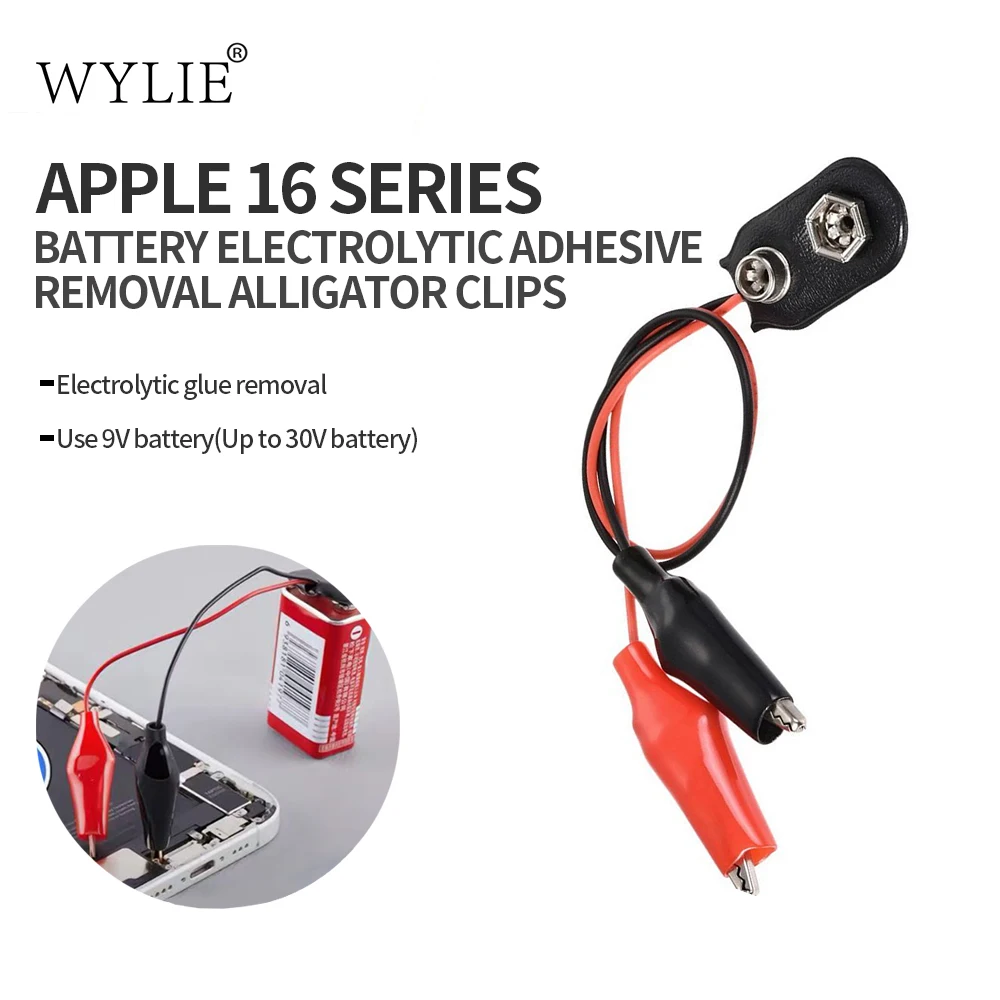 

WYLIE аккумуляторная электролитическая стойка для удаления крокодила для IPhone 16, ремонтная аккумуляторная лента, инструмент для удаления электролитической ленты
