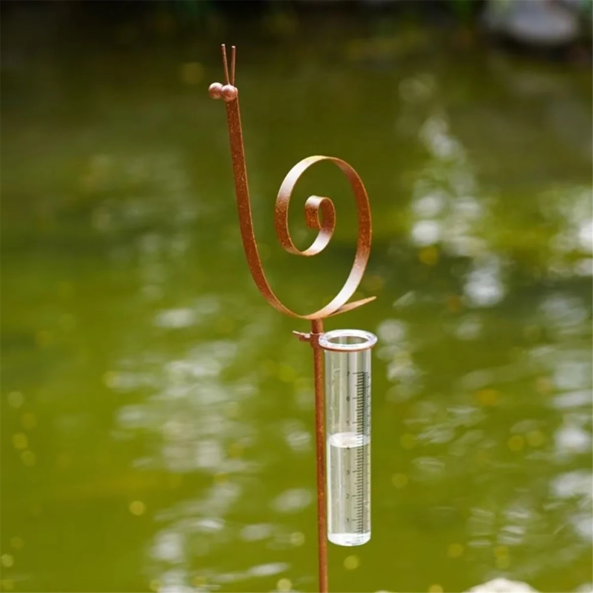 

SSR Snail Pile Garden Rain Measure Gauge Garden Tools Rainfall Gauge Analysis Instruments Rain Water Catcher for Yard Lawn