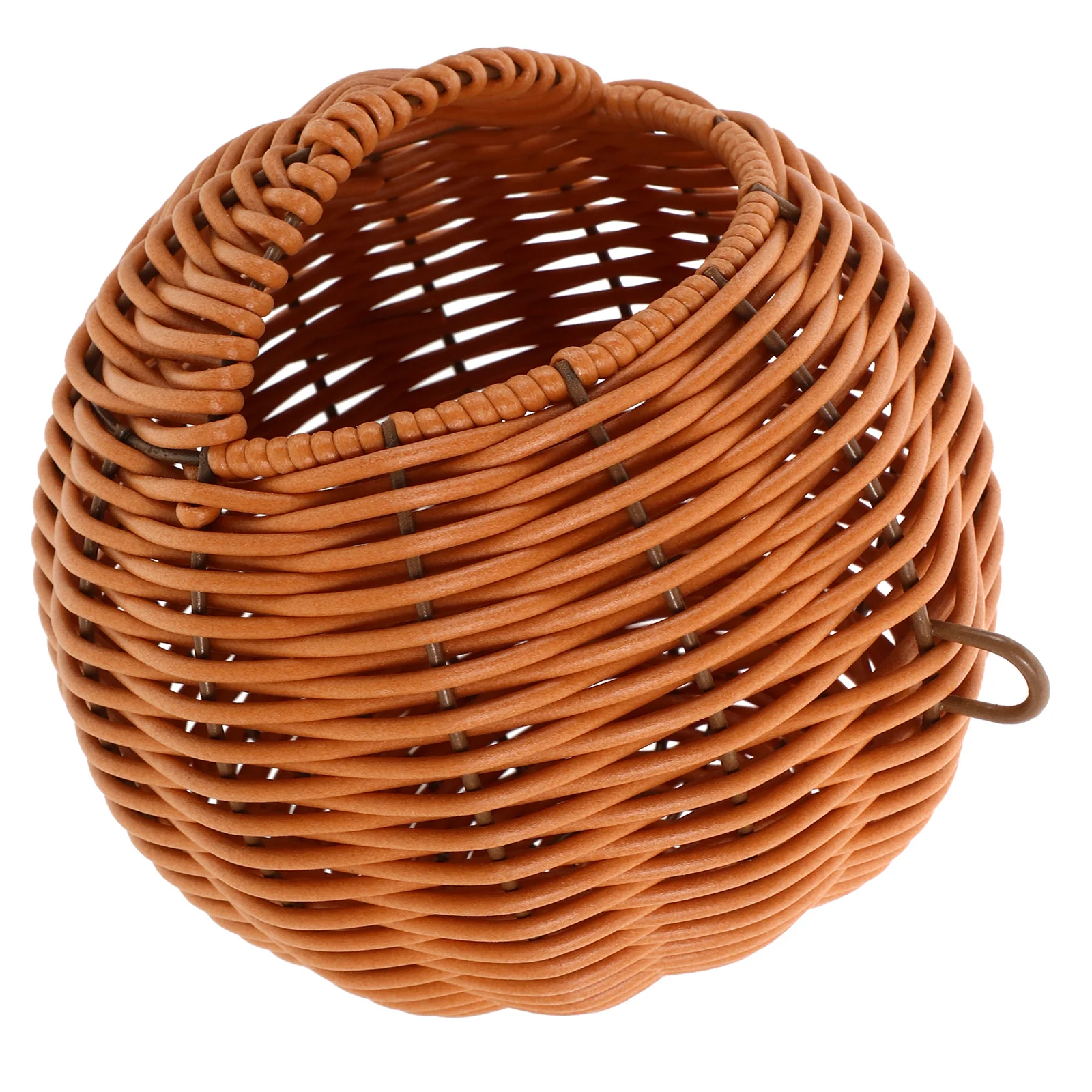 

Hand-Woven Imitation Rattan Bird Nest Hanging Parrot Parakeet Cage Outdoor Ventilated Cozy Nest Hanging Bird Nests