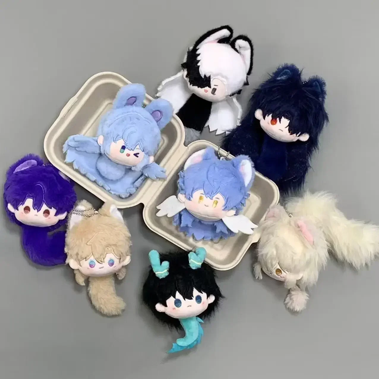 Anime Game Honkai: Star Rail Dan heng Jing Yuan Blade Aventurine Cosplay Adorable Doll 10cm Backpack Pendant Plush Keychain Gift