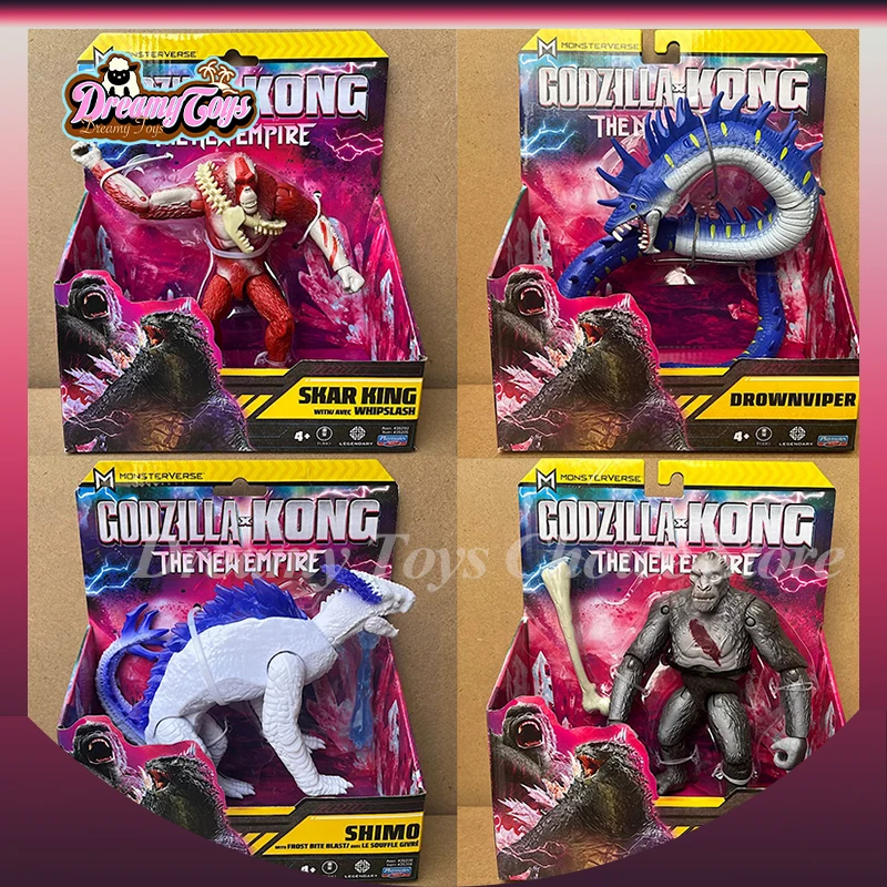 Original Playmates GODZILLA X Kong New Empire Anime Figure Drownviper One-Eye Action Figure 2024 Child Toys Halloween Gift Toys