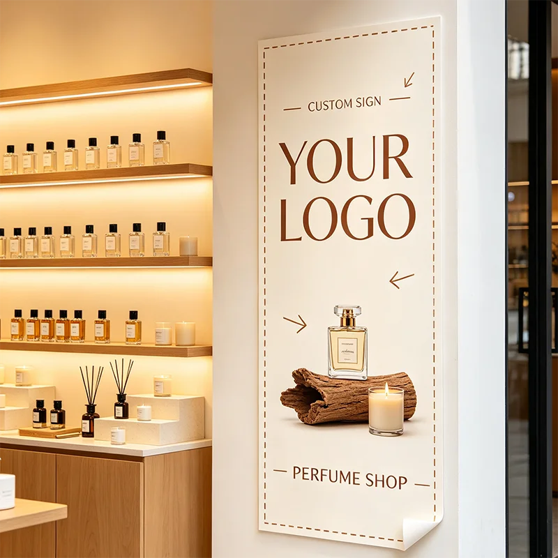 Any Size 100cm Custom Sticker - Perfume Fragrance Logo ulasan dan harga
