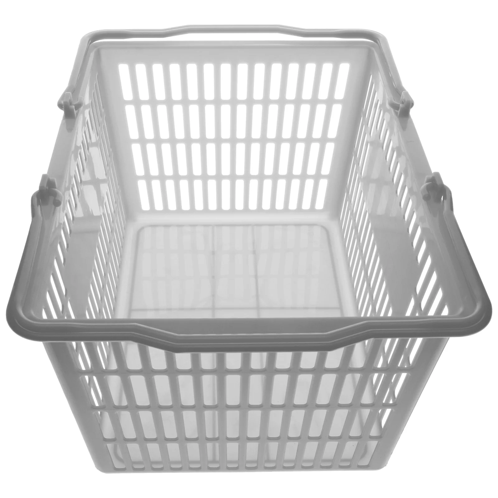 

Thickened Desktop Basket Grocery Storage Container Heavy Duty Plastic Basket With Handle For Supermarket Snack Shop