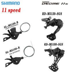 SHIMANO DEORE M5100 11S Derailleur SHADOW RD-M5100 SGS 1x11S SL-M5100-R RD-M5120 11 Speed Mountain Bike MTB Bicycle 11v