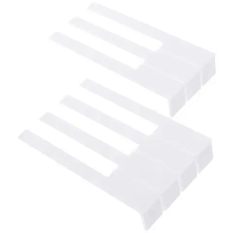 52 White Keytops Replacement Parts for Piano Accessories Key Repair Supplies Vertical Piano Gadgets Keyboard Instrument